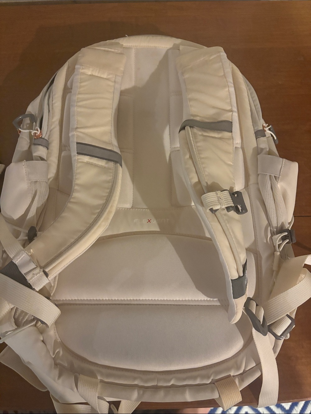 The North Face Cream Daypack with Bungee Cord - Picture 3 of 7